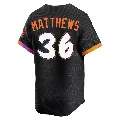 Men's San Francisco Giants ＃36 Gary Matthews Anthracite Limited 2025 City Connect Jersey
