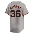 Men's San Francisco Giants ＃36 Gary Matthews Gray Limited Away Jersey