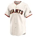 Men's San Francisco Giants ＃37 Marco Luciano Cream Elite Home Jersey