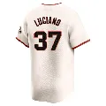 Men's San Francisco Giants ＃37 Marco Luciano Cream Elite Home Jersey