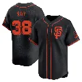 Men's San Francisco Giants ＃38 Robbie Ray Black Limited Alternate Jersey