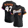 Men's San Francisco Giants ＃47 Don Mcmahon Anthracite Elite 2025 City Connect Jersey