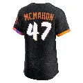 Men's San Francisco Giants ＃47 Don Mcmahon Anthracite Elite 2025 City Connect Jersey
