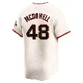 Men's San Francisco Giants ＃48 Sam Mcdowell Cream Elite Home Jersey
