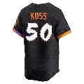 Men's San Francisco Giants ＃50 Christian Koss Anthracite Limited 2025 City Connect Jersey