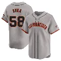 Men's San Francisco Giants ＃58 Nick Avila Gray Limited Away Jersey