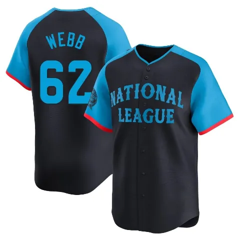 Men's San Francisco Giants ＃62 Logan Webb Navy Limited National League 2024 All-Star Game Jersey