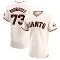 Men's San Francisco Giants ＃73 Randy Rodriguez Cream Elite Home Jersey