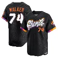 Men's San Francisco Giants ＃74 Ryan Walker Anthracite Limited 2025 City Connect Jersey