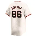 Men's San Francisco Giants ＃86 Nicholas Sinacola Cream Elite Home Jersey