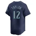 Men's Seattle Mariners ＃12 Samad Taylor Navy Limited Road Jersey