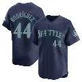 Men's Seattle Mariners ＃44 Julio Rodriguez Navy Limited Road Jersey