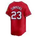 Men's St. Louis Cardinals ＃23 Ted Simmons Red Limited 2024 City Connect Jersey