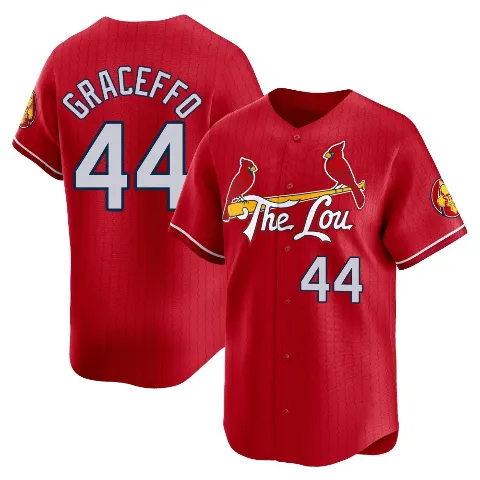 Men's St. Louis Cardinals ＃44 Gordon Graceffo Red Limited 2024 City Connect Jersey