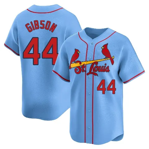 Men's St. Louis Cardinals ＃44 Kyle Gibson Light Blue Limited Alternate Jersey