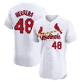Men's St. Louis Cardinals ＃48 Ivan Herrera White Elite Home Jersey