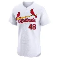Men's St. Louis Cardinals ＃48 Ivan Herrera White Elite Home Jersey