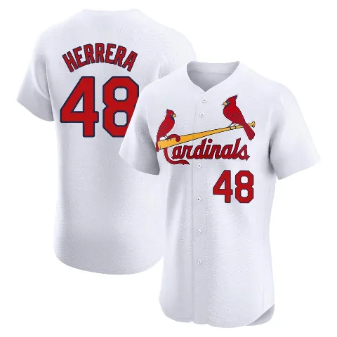 Men's St. Louis Cardinals ＃48 Ivan Herrera White Elite Home Jersey