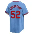 Men's St. Louis Cardinals ＃52 Matthew Liberatore Light Blue Limited Cooperstown Collection Jersey