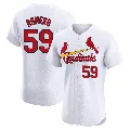 Men's St. Louis Cardinals ＃59 JoJo Romero White Elite Home Jersey