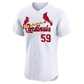 Men's St. Louis Cardinals ＃59 JoJo Romero White Elite Home Jersey