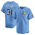 Men's Tampa Bay Rays ＃31 Alex Faedo Light Blue Limited Alternate Jersey