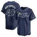 Men's Tampa Bay Rays ＃48 Mason Montgomery Navy Limited Away Jersey