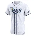 Men's Tampa Bay Rays ＃58 Yoniel Curet White Elite Home Jersey
