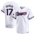 Men's Texas Rangers ＃17 Nathan Eovaldi Gold Limited White 2024 Collection Jersey