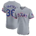 Men's Texas Rangers ＃36 Wyatt Langford Gray Elite Road Jersey