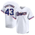 Men's Texas Rangers ＃43 Shawn Armstrong Gold Limited White 2024 Collection Jersey
