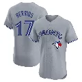 Men's Toronto Blue Jays ＃17 Jose Berrios Gray Elite Road Jersey