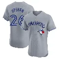 Men's Toronto Blue Jays ＃26 Willie Upshaw Gray Elite Road Jersey