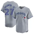 Men's Toronto Blue Jays ＃27 Vladimir Guerrero Jr. Gray Limited Away Jersey