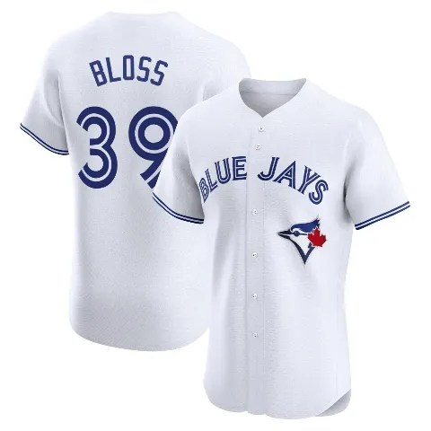 Men's Toronto Blue Jays ＃39 Jake Bloss White Elite Home Jersey