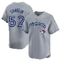 Men's Toronto Blue Jays ＃52 Nick Sandlin Gray Limited Away Jersey