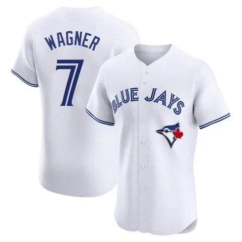 Men's Toronto Blue Jays ＃7 Will Wagner White Elite Home Jersey