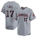 Men's Washington Nationals ＃17 Alex Call Gray Limited Road Jersey