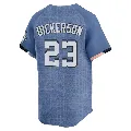 Men's Washington Nationals ＃23 Corey Dickerson Blue Limited 2025 City Connect Jersey