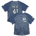 Men's Washington Nationals ＃41 Colin Poche Blue Limited Infant 2025 City Connect Jersey