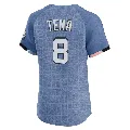 Men's Washington Nationals ＃8 Jose Tena Blue Elite 2025 City Connect Jersey