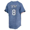 Men's Washington Nationals ＃8 Jose Tena Blue Limited 2025 City Connect Jersey