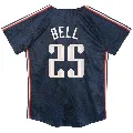 Toddler Cleveland Guardians ＃25 Buddy Bell Navy Limited Preschool & 2024 City Connect Jersey