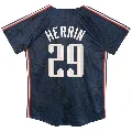Toddler Cleveland Guardians ＃29 Tim Herrin Navy Limited Preschool & 2024 City Connect Jersey