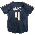 Toddler Cleveland Guardians ＃4 Juan Uribe Navy Limited Preschool & 2024 City Connect Jersey