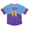 Toddler Colorado Rockies ＃14 Ezequiel Tovar Purple/Light Limited Blue 2025 City Connect Jersey