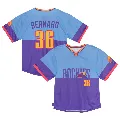 Toddler Colorado Rockies ＃36 Wynton Bernard Purple/Light Limited Blue 2025 City Connect Jersey