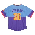 Toddler Colorado Rockies ＃36 Wynton Bernard Purple/Light Limited Blue 2025 City Connect Jersey