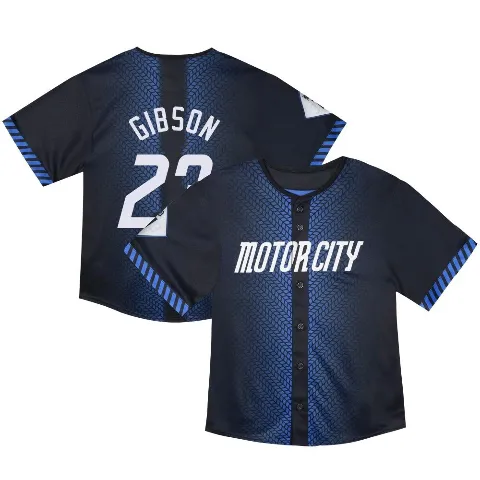 Toddler Detroit Tigers ＃23 Kirk Gibson Blue Limited & Preschool 2024 City Connect Jersey