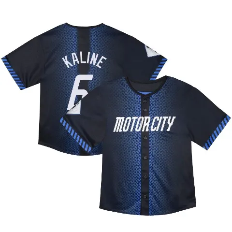 Toddler Detroit Tigers ＃6 Al Kaline Blue Limited & Preschool 2024 City Connect Jersey